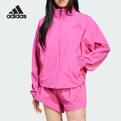 阿迪达斯女士梭织外套