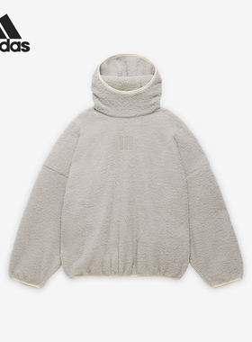 Adidas/阿迪达斯正品新款男女宽松保暖仿羊羔绒卫衣IM6074