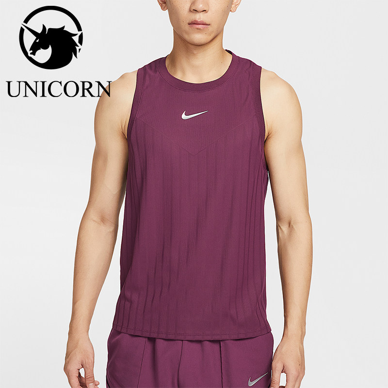 Nike/耐克正品Dri-FIT男士训练网球复古无袖T恤背心HM6725-611