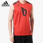 阿迪达斯正品 TEE DAME 男子休闲运动篮球背心CD6996 Adidas