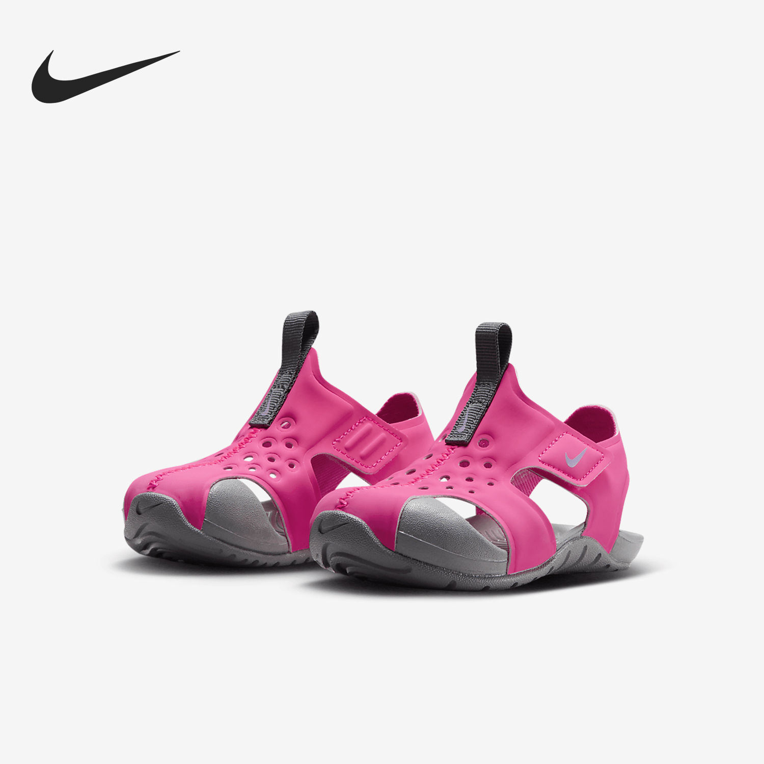 耐克TD婴童户外魔术贴易穿脱凉鞋