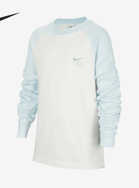 Nike/耐克正品DRI-FIT大童跑步印花拼接针织长袖HQ4742-134