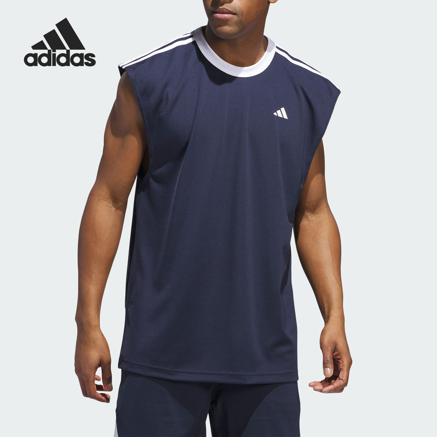 Adidas/阿迪达斯正品ALL WORLD TANK男士篮球运动背心IY3723