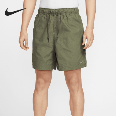 Nike/耐克正品2025 Club男士梭织经典休闲刺绣宽松短裤HJ1947-222