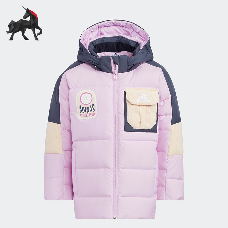 阿迪达斯正品小童羽绒服
