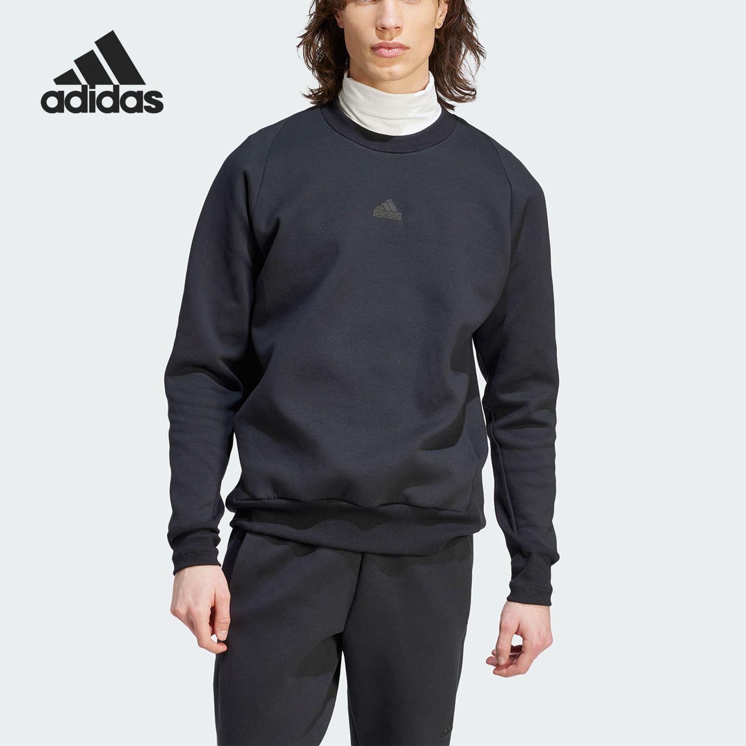 阿迪达斯正品男子休闲卫衣