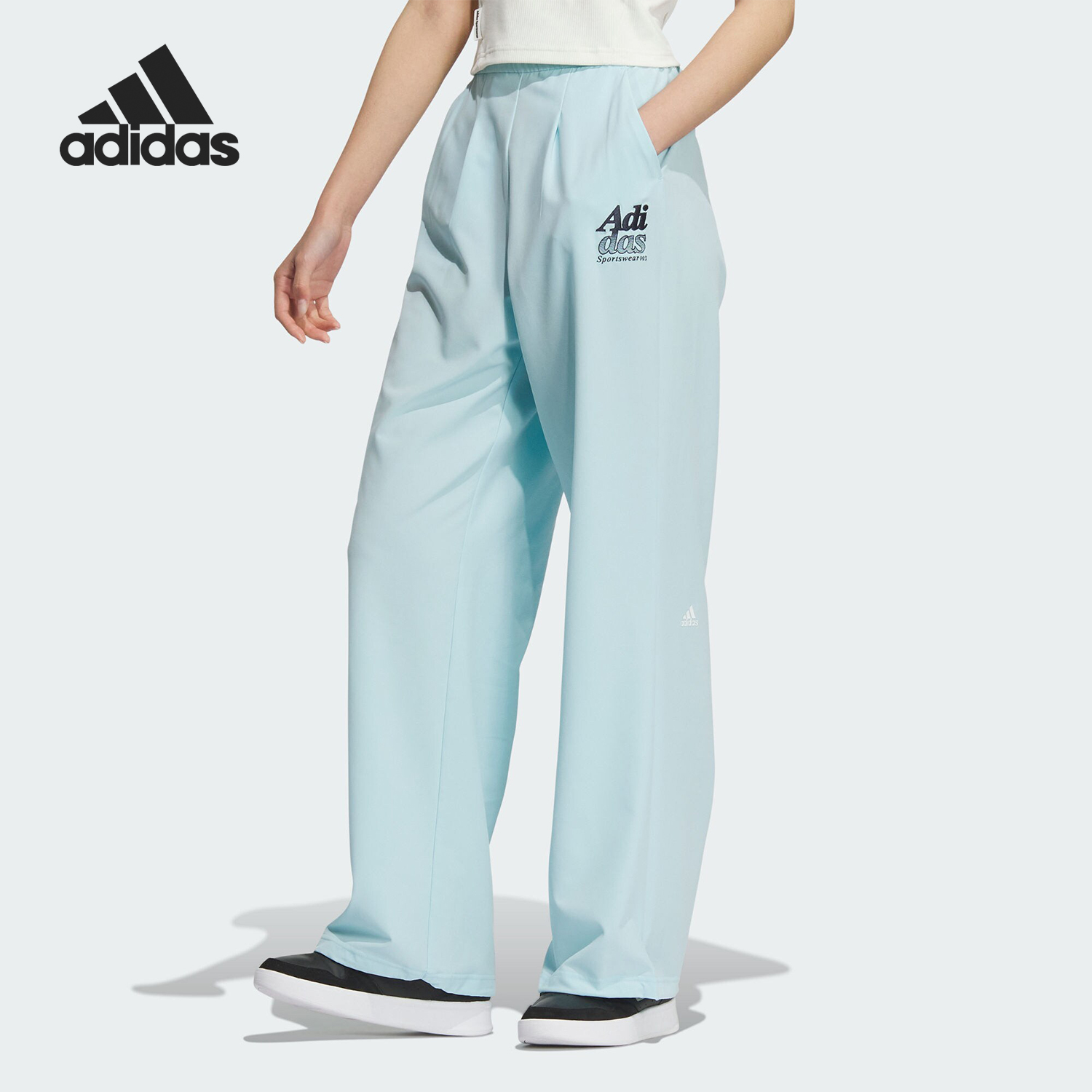 阿迪达斯女士运动休闲长裤