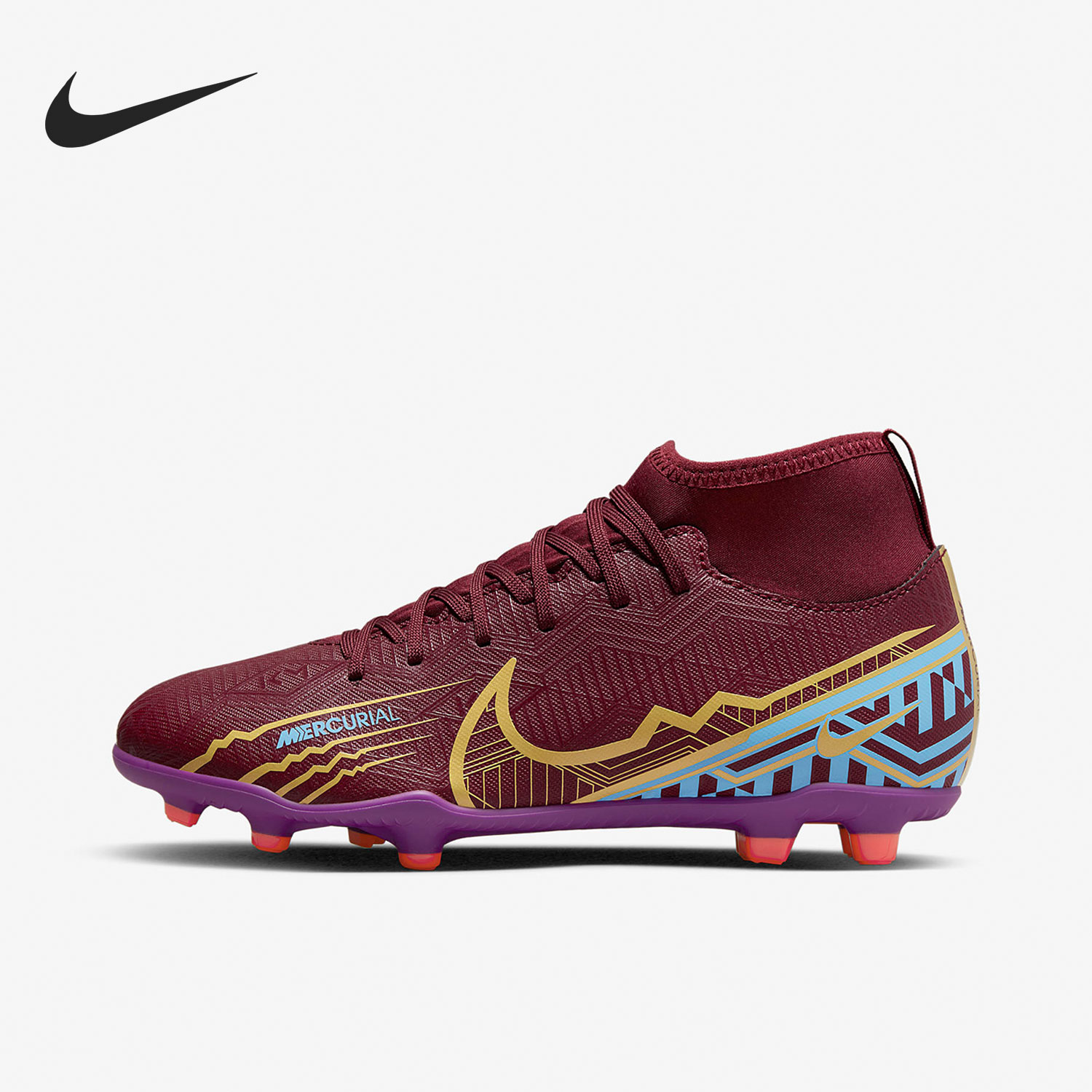 Nike/耐克官方正品新款 GS女子大童时尚运动缓震足球鞋DO9789-694