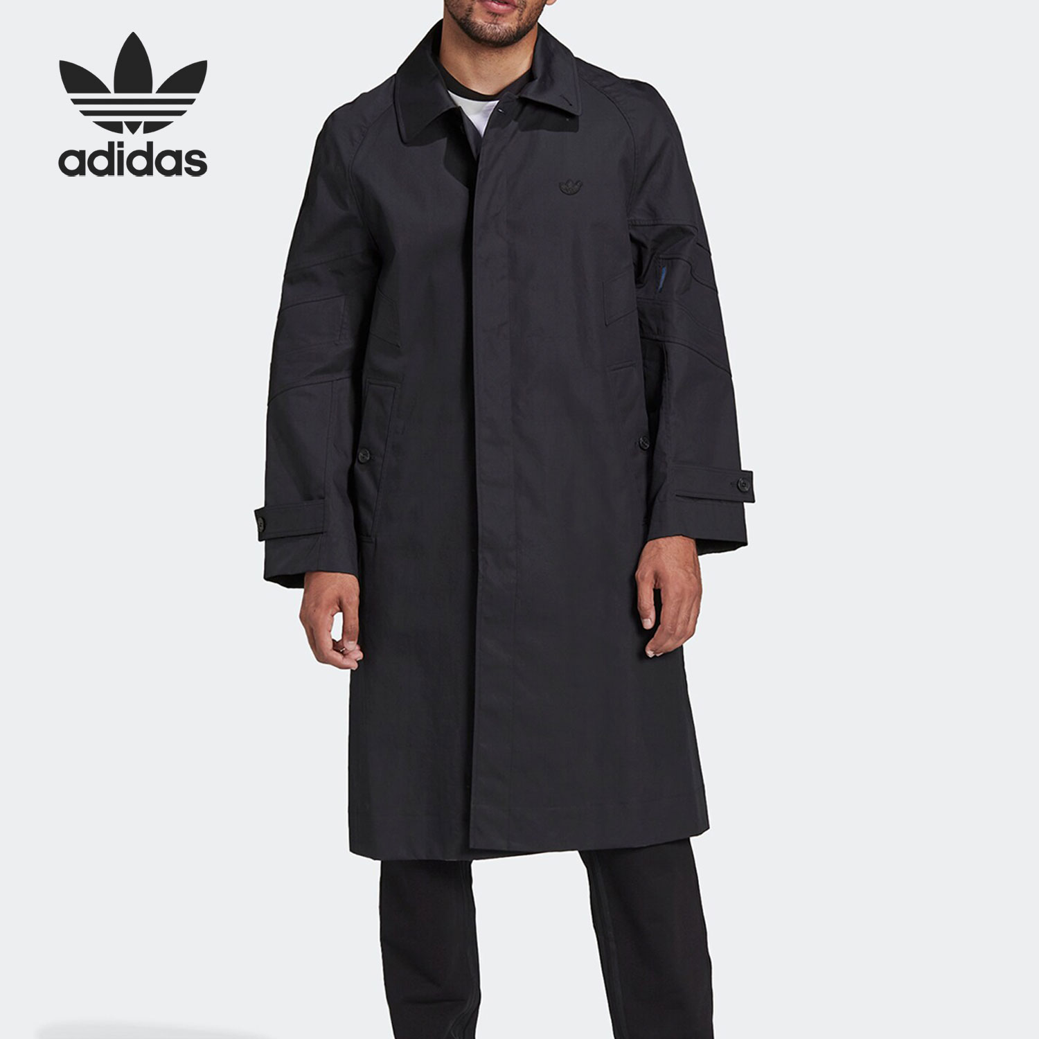 Adidas/阿迪达斯男子风衣外套