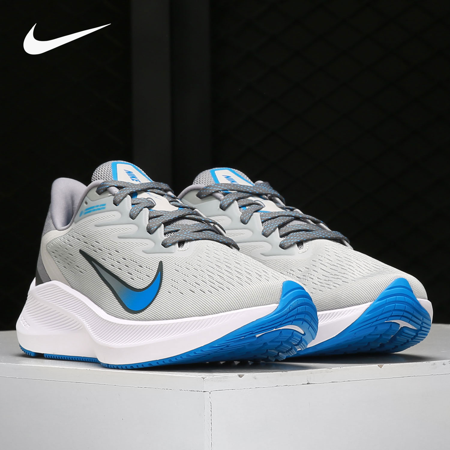 Nike/耐克官方正品Zoom Winflo 7 男女气垫减震低帮跑步鞋 CJ0291