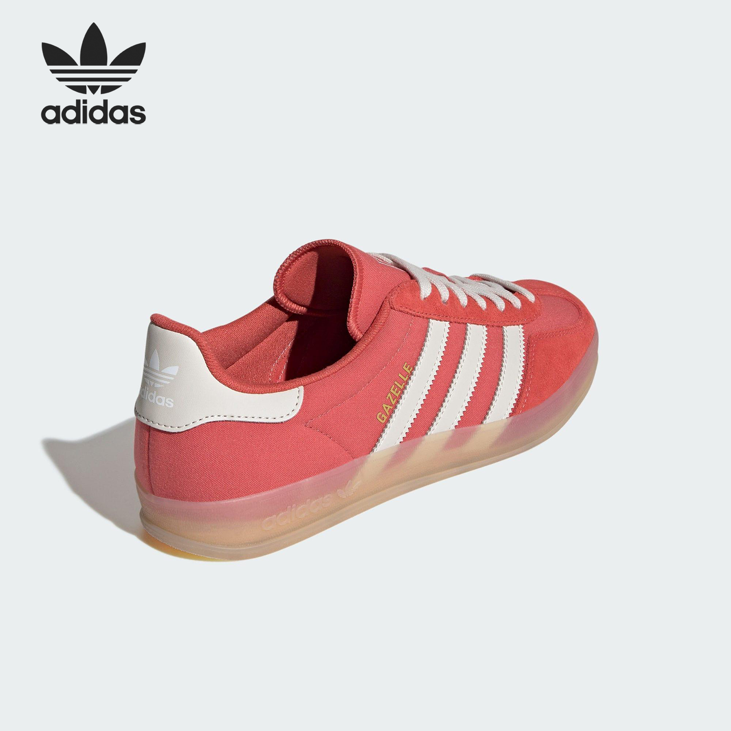 Adidas/阿迪达斯正品三叶草男女休闲经典运动系带轻便板鞋JQ8389