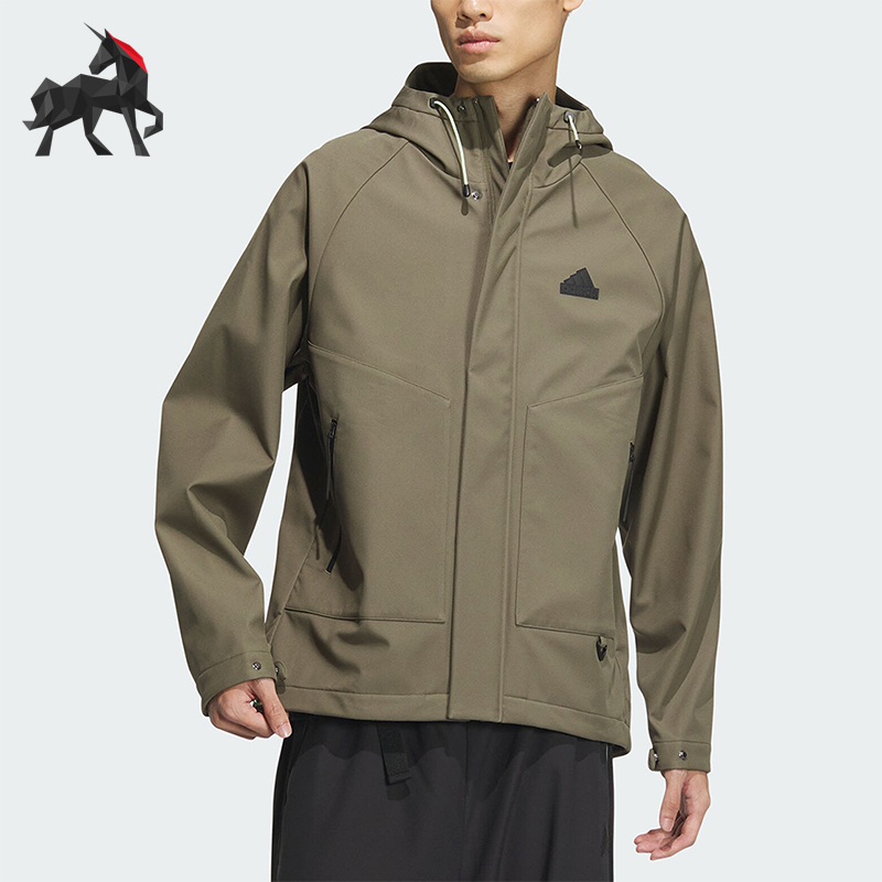 阿迪达斯正品男士夹克外套