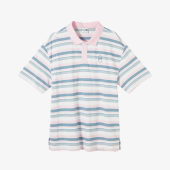 男女同款 经典 条纹柔软亲肤时尚 运动短袖 Puma POLO衫 彪马正品