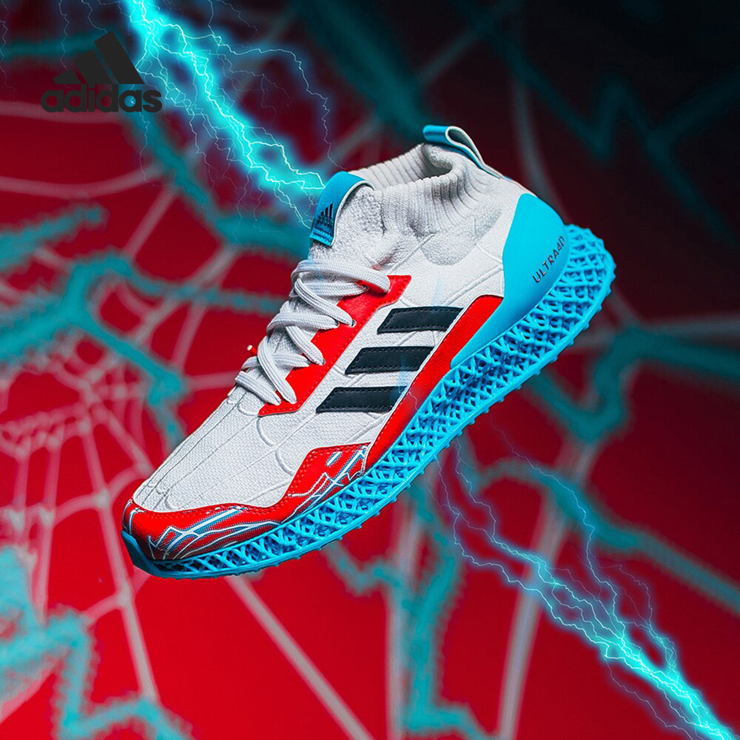 阿迪达斯Ultra4D男女跑步鞋