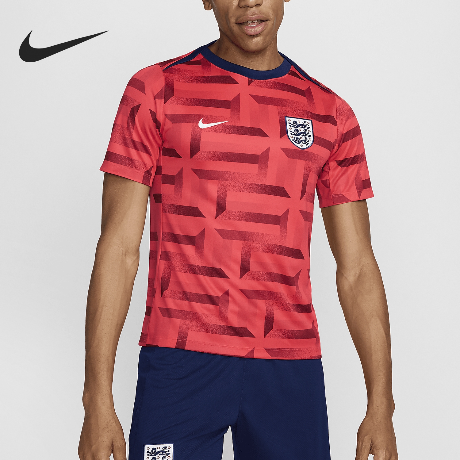 Nike/耐克正品夏季新款男士运动足球透气训练短袖FJ2725-660