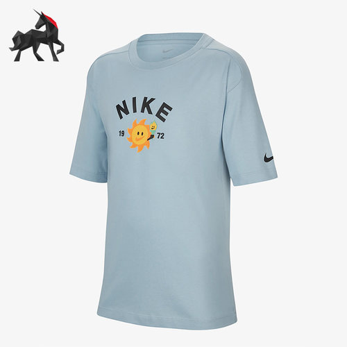 Nike/耐克正品新款大童运动休闲印花短袖T恤FJ7236-483