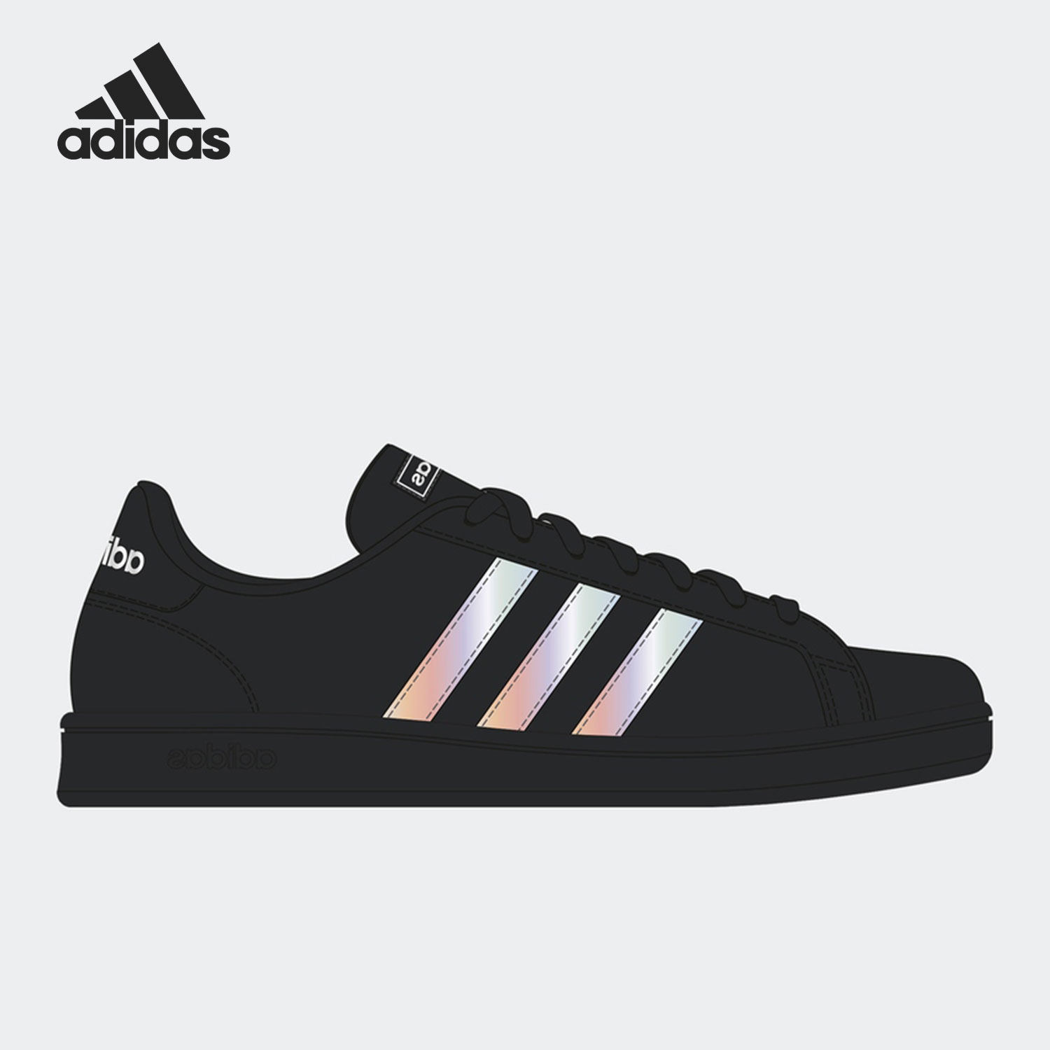 Adidas/阿迪达斯正品GRAND COURT BASE男女经典运动鞋GV6704
