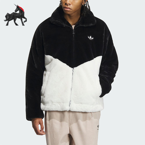 Adidas/阿迪达斯情侣毛绒外套