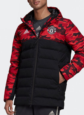 Adidas正品足球男子羽绒服