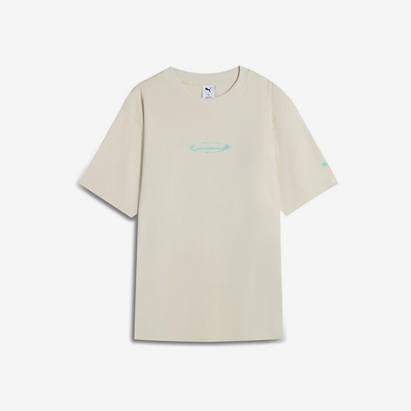Puma/彪马正品2025男女透气宽松简约经典印花短袖T恤633853-87