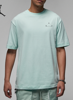 Nike/耐克正品JORDAN男士字母印花宽松透气短袖T恤DX9644-360