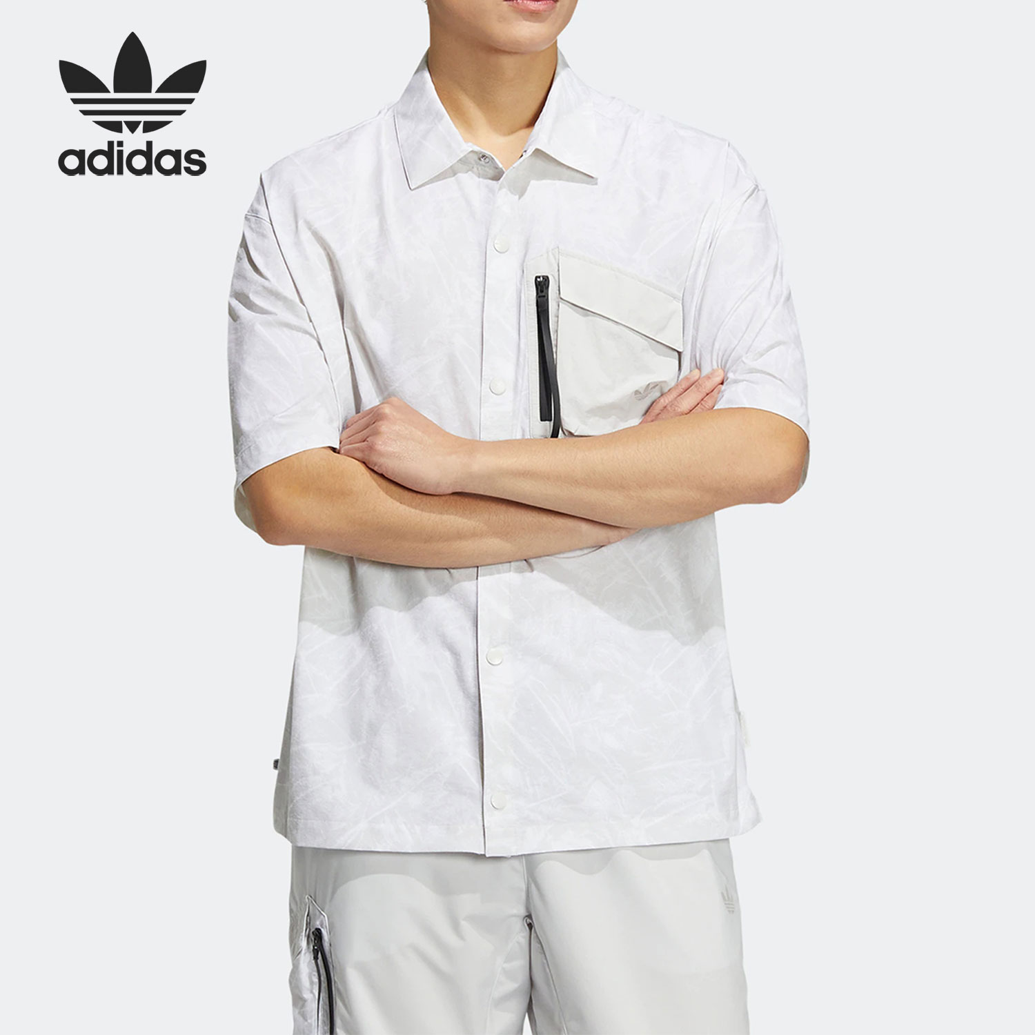 Adidas/阿迪达斯男子短袖衬衫