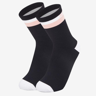 Skechers/斯凯奇当季撞色拼接中筒袜运动休闲袜女袜一对装