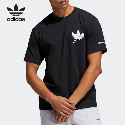 阿迪达斯男子短袖休闲运动t恤