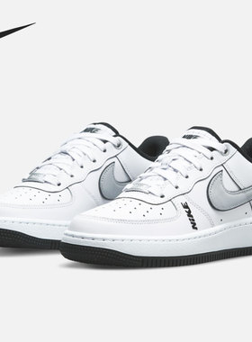 Nike/耐克正品Air Force 1 Low LV8女子GS大童板鞋DO3809-101