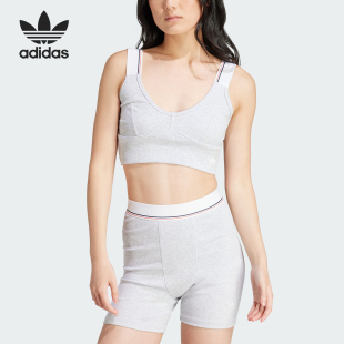 BRA 三叶草CS TOP女士运动吊带IT7300 阿迪达斯正品 Adidas