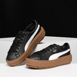 Puma/彪马新款Platform Trace 哈雷娜女子板鞋 366109-01