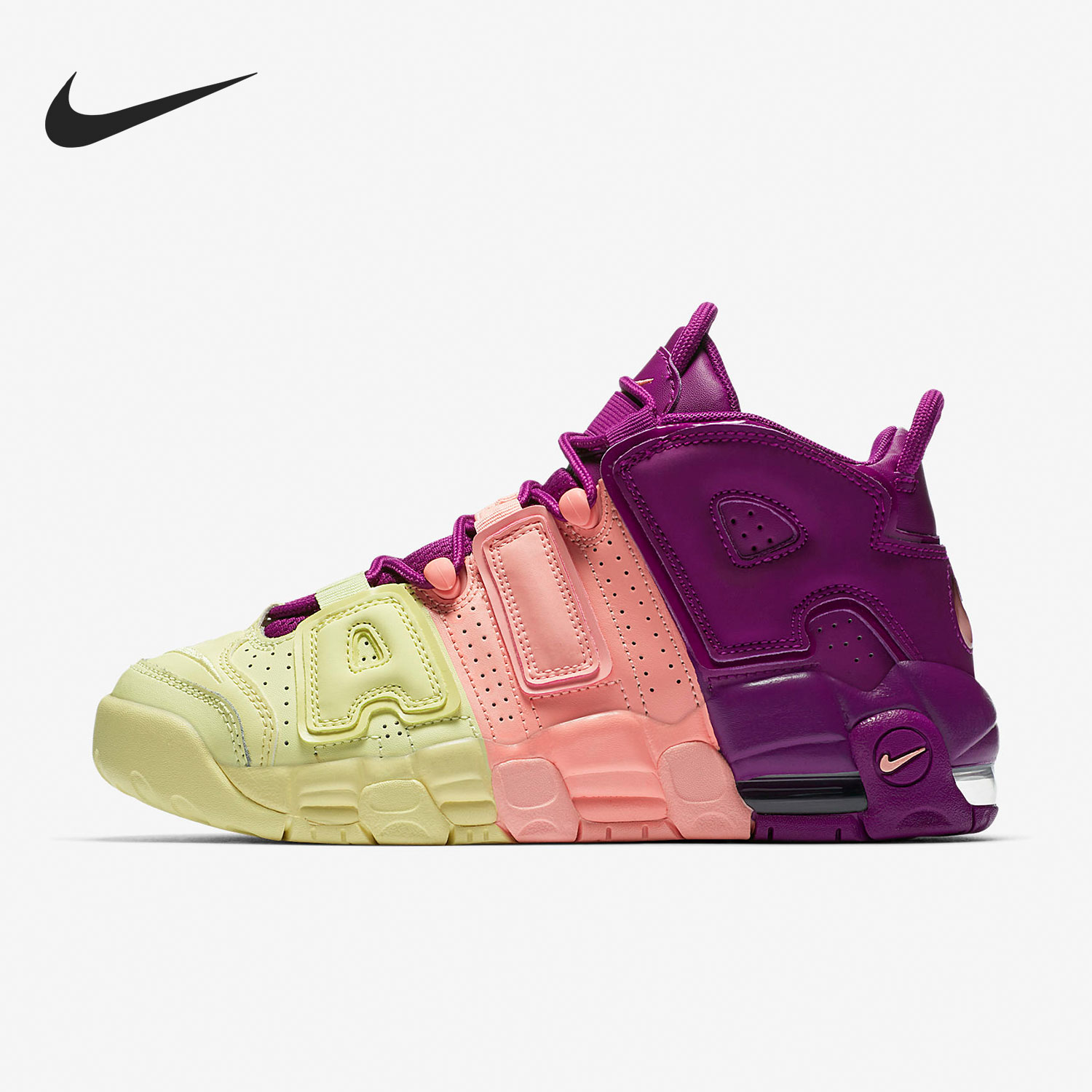 Nike/耐克官方正品MORE UPTEMPO女子GS大童运动篮球鞋AV8237-800