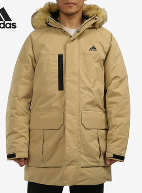 Adidas/阿迪达斯正品当季男子新款休闲时尚耐磨羽绒服H20766