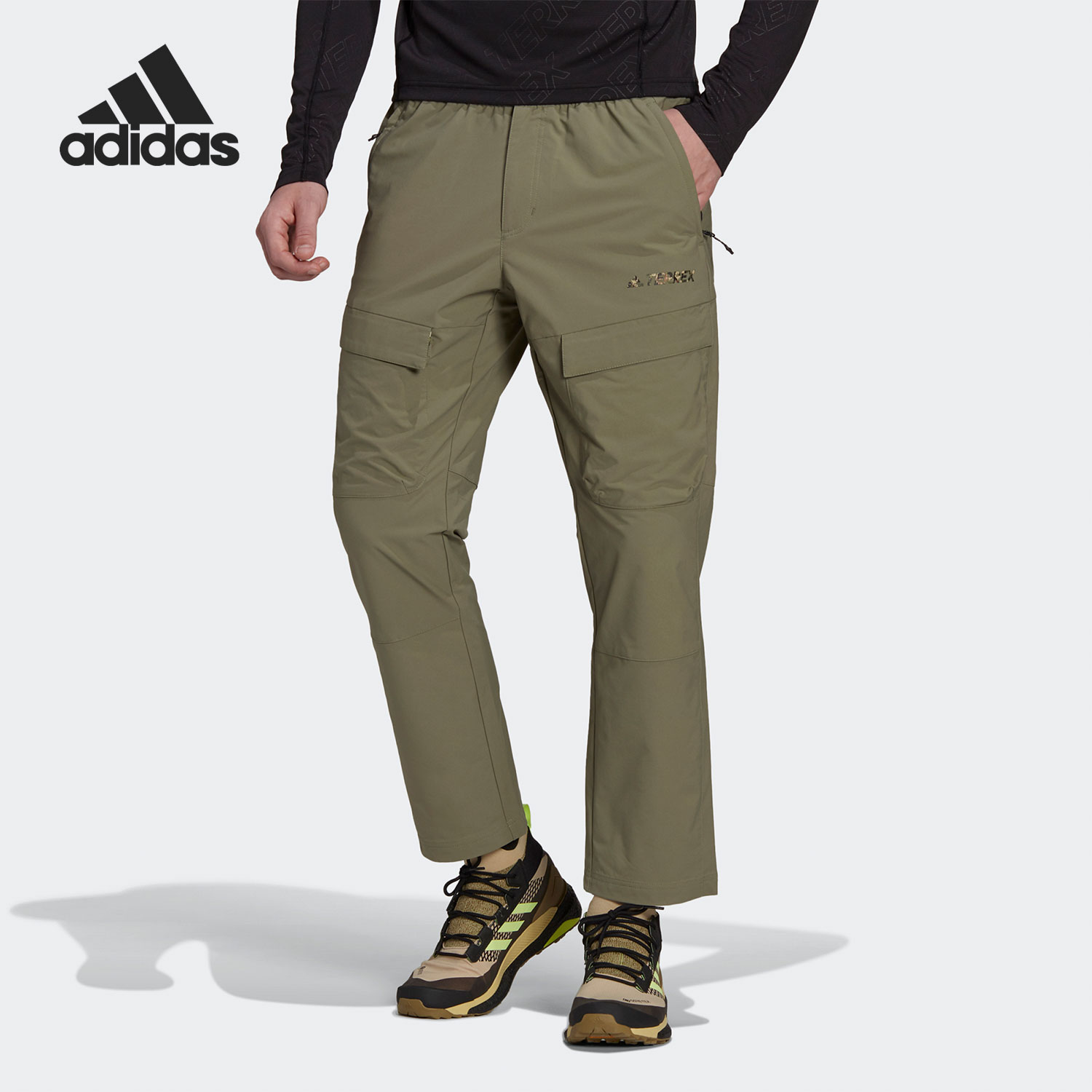 男子工装口袋运动长裤