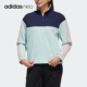 Neo女士复古立领运动休闲经典 Adidas 阿迪达斯正品 套头卫衣GL6068