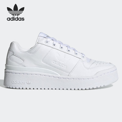Adidas/阿迪达斯正品三叶草当季新款男女厚底时尚休闲板鞋FY9042