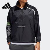阿迪达斯正品 夏季 新款 Adidas 男子透气休闲运动外套 GJ5130