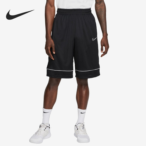 Nike/耐克正品DRI-FIT男子拼接透气运动篮球短裤BV9453-011