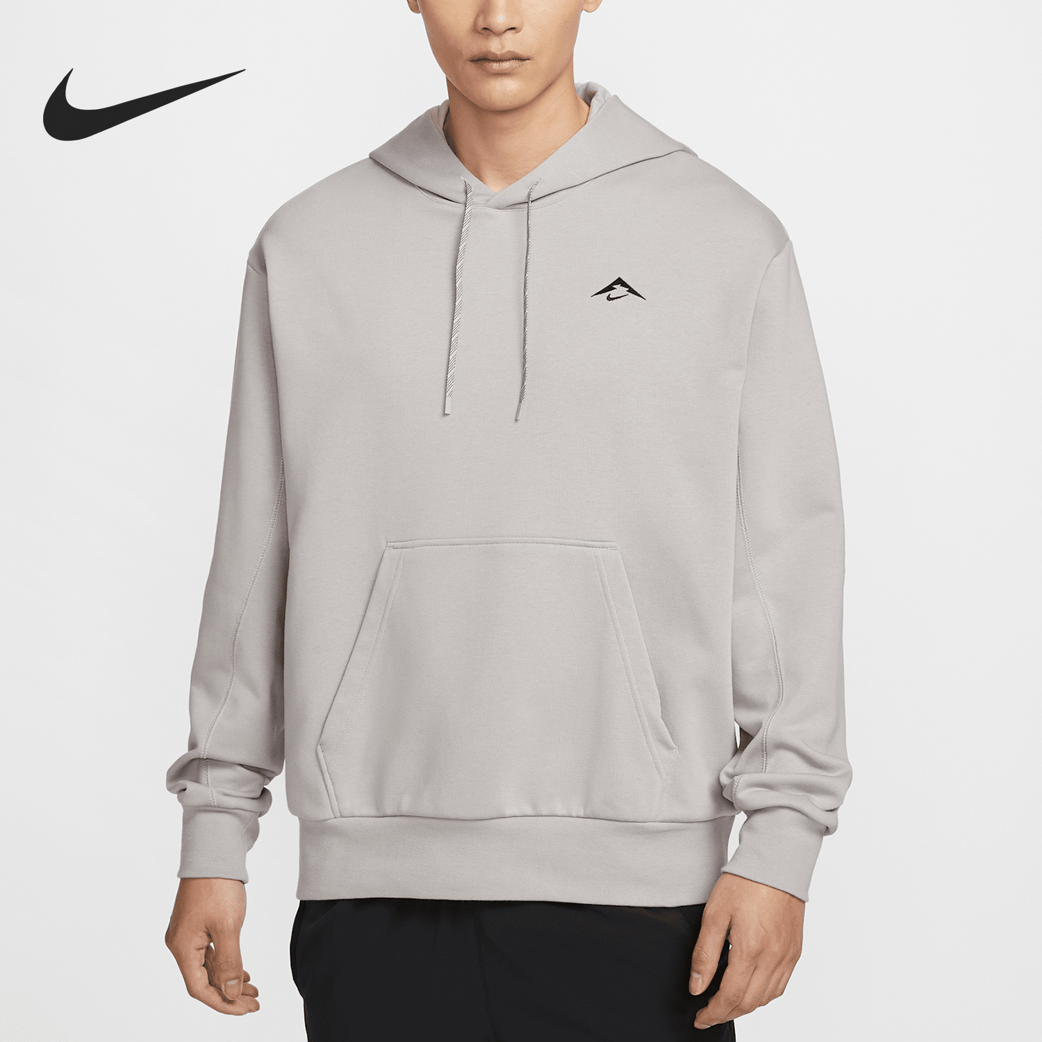 耐克男士越野跑步连帽针织卫衣