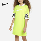 Nike 702 儿童运动透气休闲V领连衣裙FD3129 耐克正品 夏季