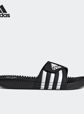 Adidas/阿迪达斯正品男子夏季游泳缓震按摩柱运动凉鞋拖鞋F35580