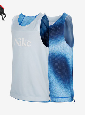 Nike/耐克正品大童双面穿运动篮球球衣无袖T恤FD4010-423