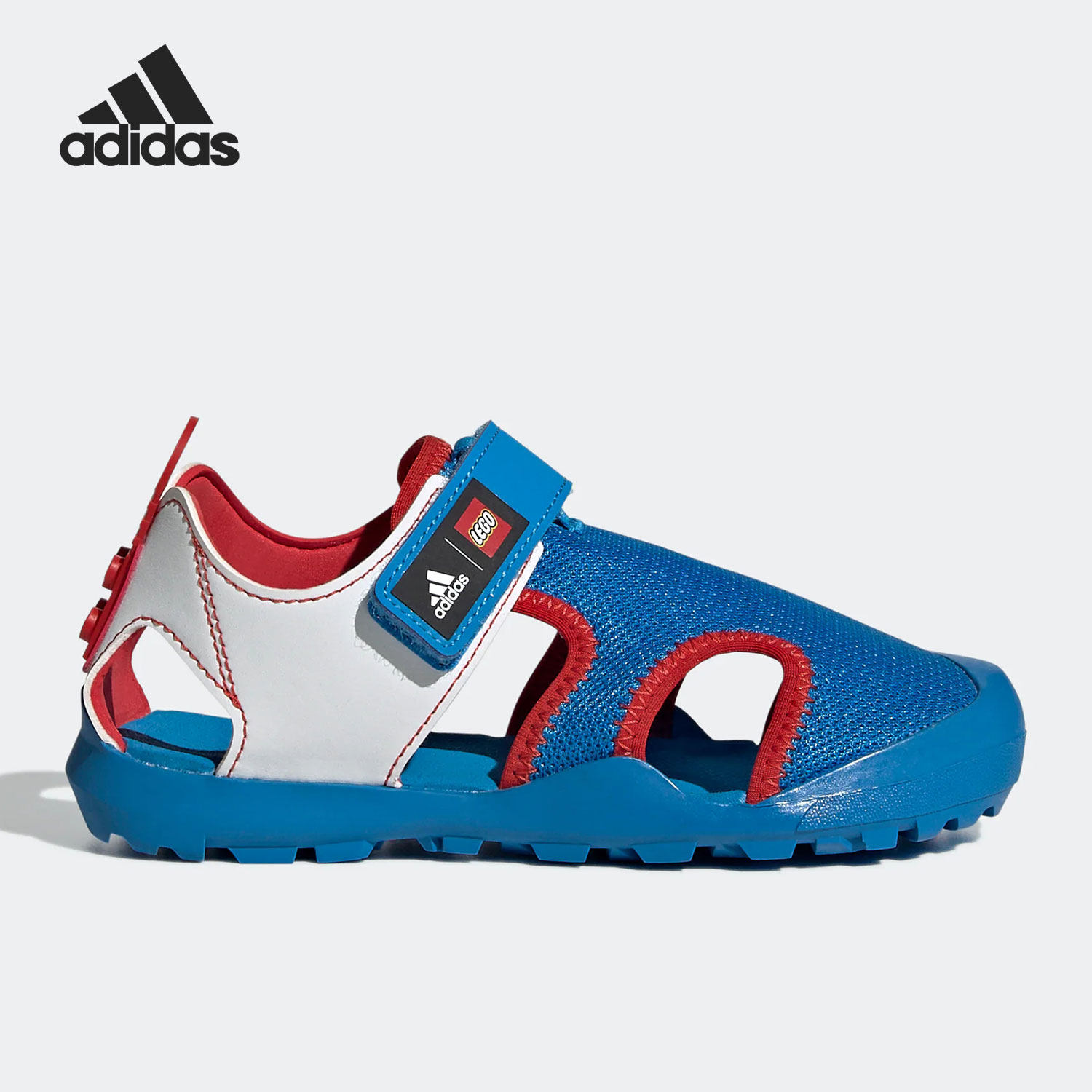 Adidas/阿迪达斯正品夏季大童网面包头休闲运动凉鞋GY5090