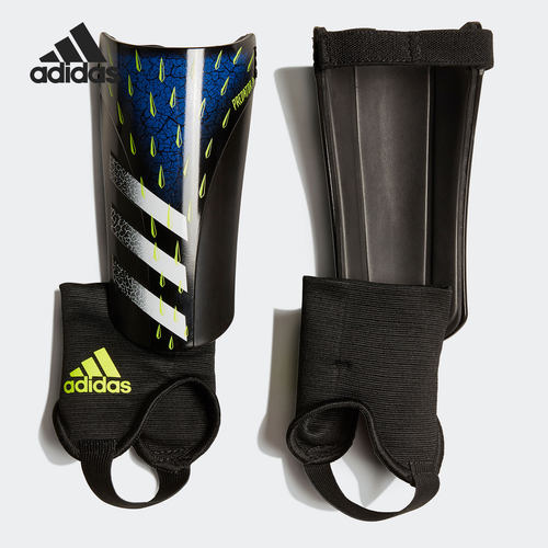 Adidas/阿迪达斯正品休闲儿童训练健身舒适经典运动护腿板GK3523