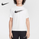 耐克正品 Dri FIT大童针织休闲运动经典 Nike 印花T恤HF8100 100