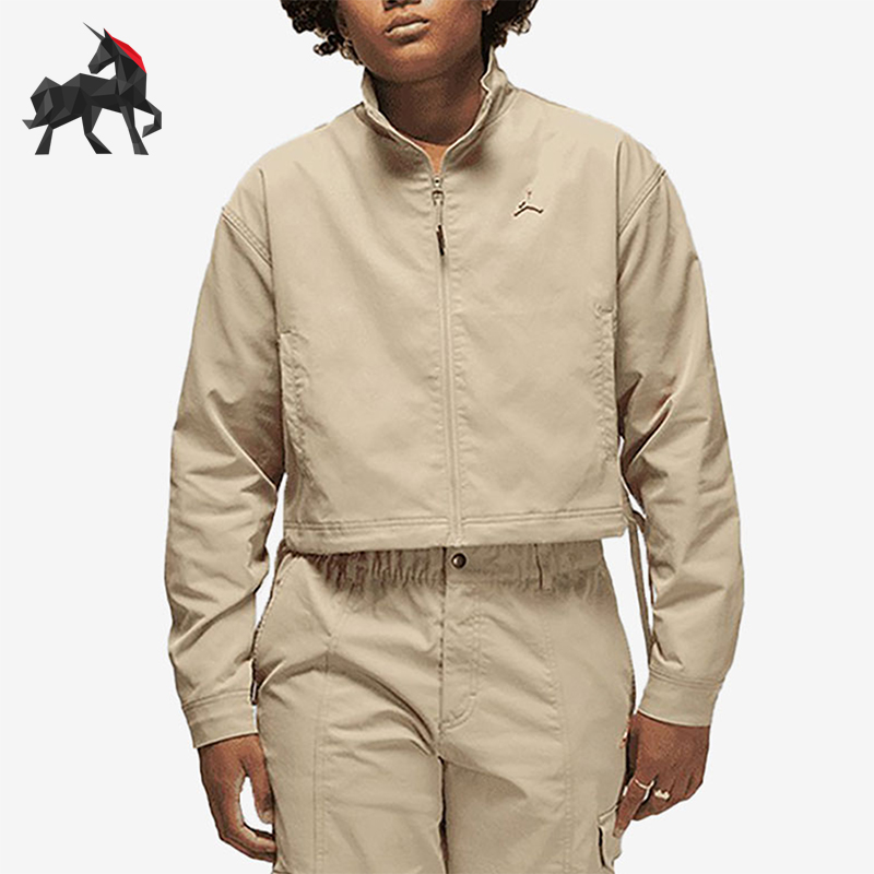 耐克女士简约休闲立领外套