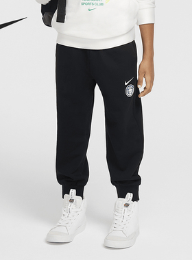 Nike/耐克正品Sunny Sports Club小童束脚运动长裤HQ7959-010