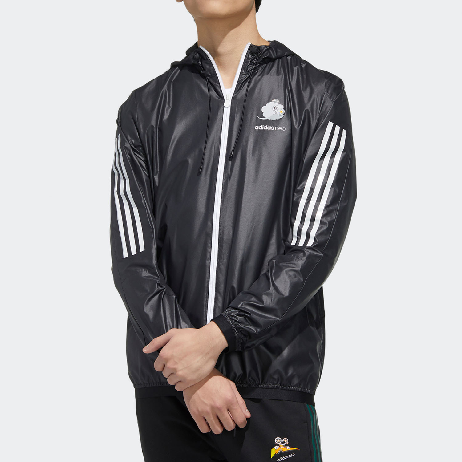 阿迪达斯男子运动外套休动