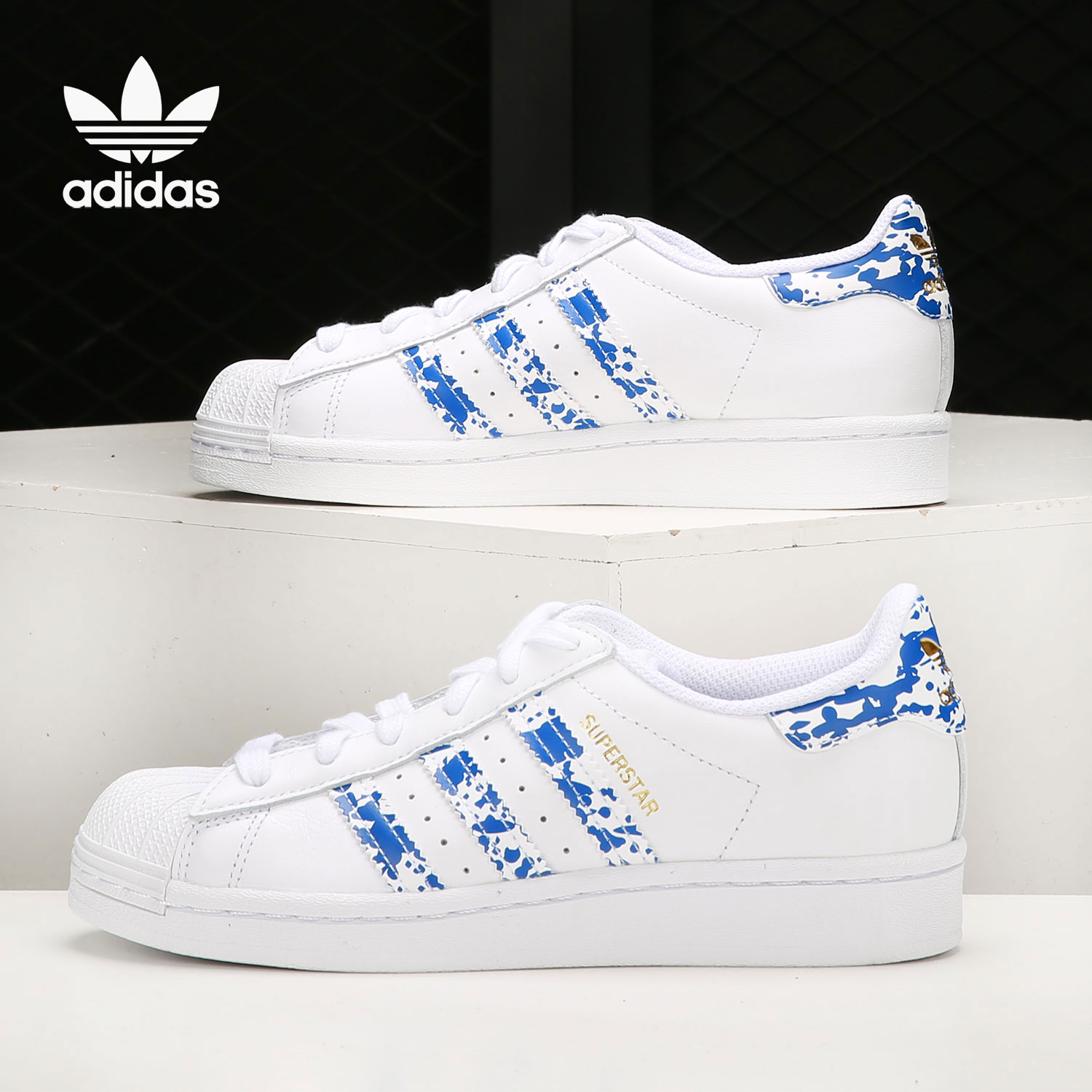 阿迪达斯夏季低帮运动休闲鞋