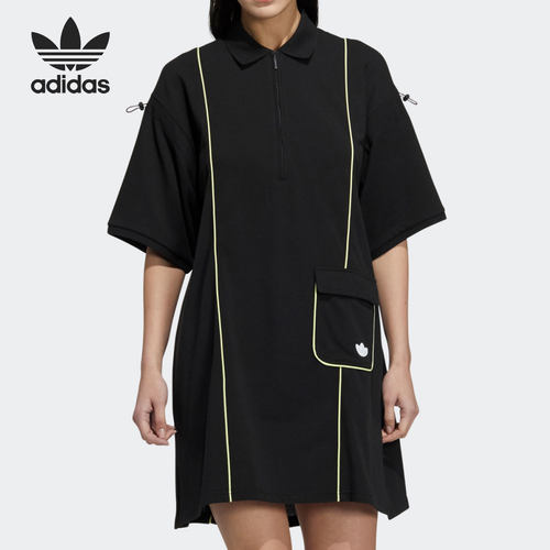 阿迪达斯三叶草女子休闲连衣裙
